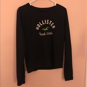 Hollister navy blue sweatshirt